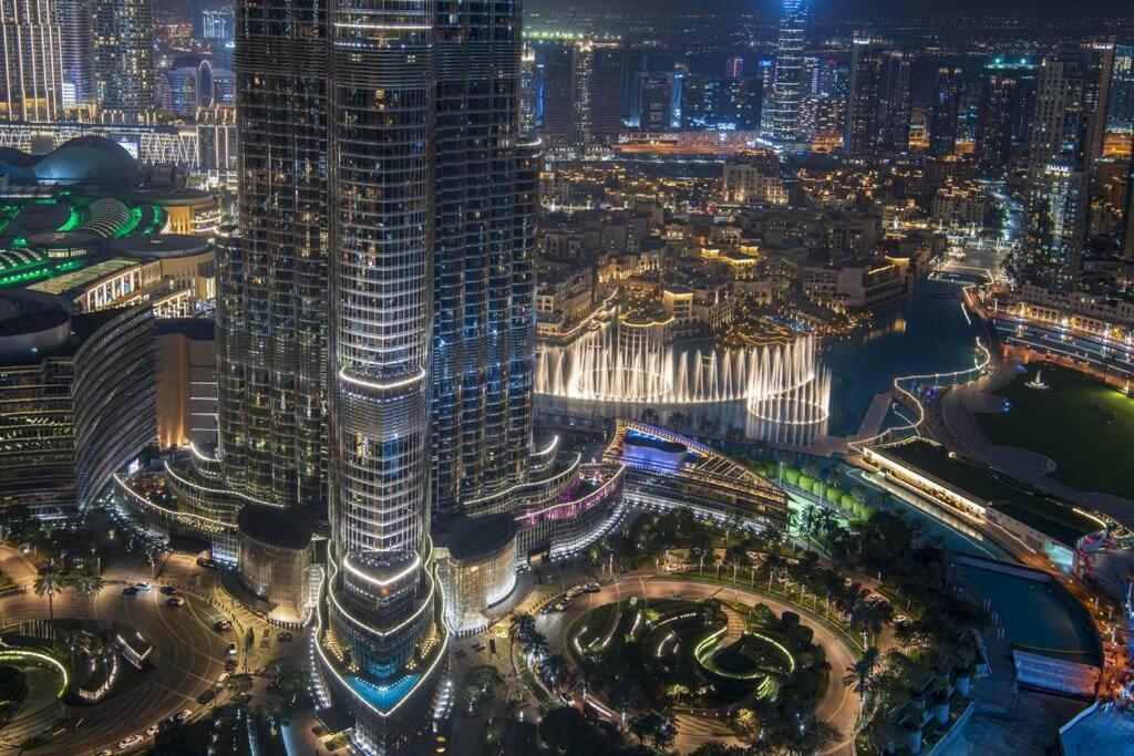 First Class 3Br With Full Burj Khalifa And Fountain View Дубай Екстериор снимка